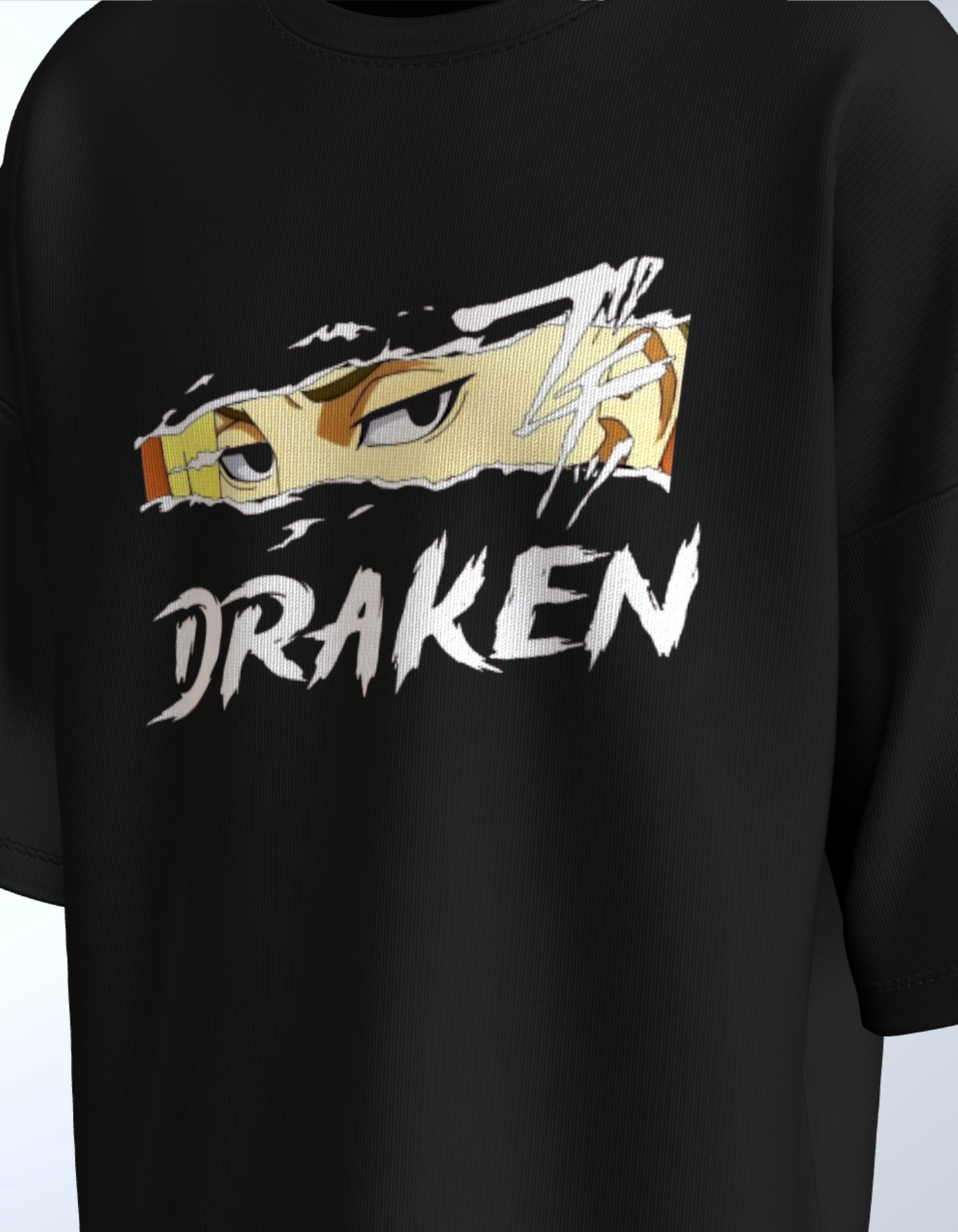 Oversized Anime T-Shirt Level 1: Tokyo Revengers "Draken Eyes"