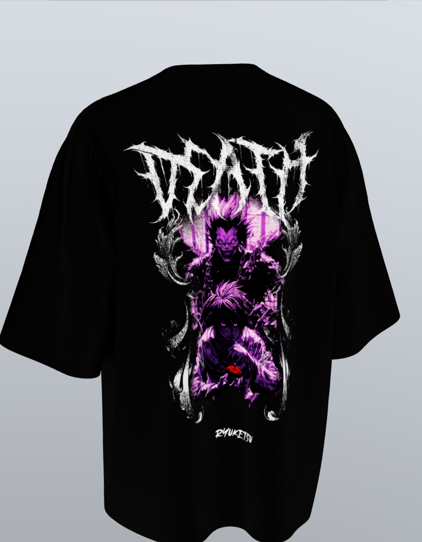 Oversized Anime T-Shirt Level 1: Death Note "Ryuk & Light"