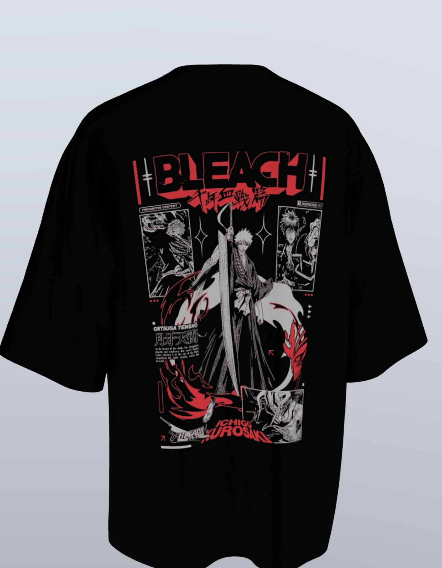 Oversized Anime T-Shirt Level 1: Bleach "Ichigo Kurosaki"