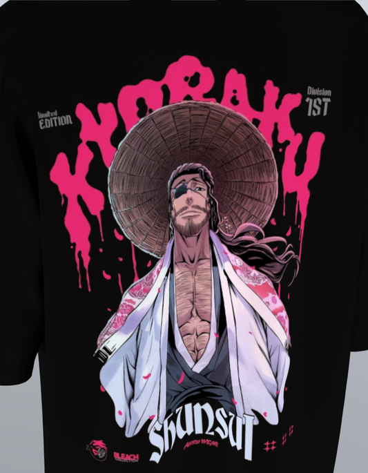 Oversized Anime T-Shirt Level 1 : Bleach "Shunsui Kyoraku"