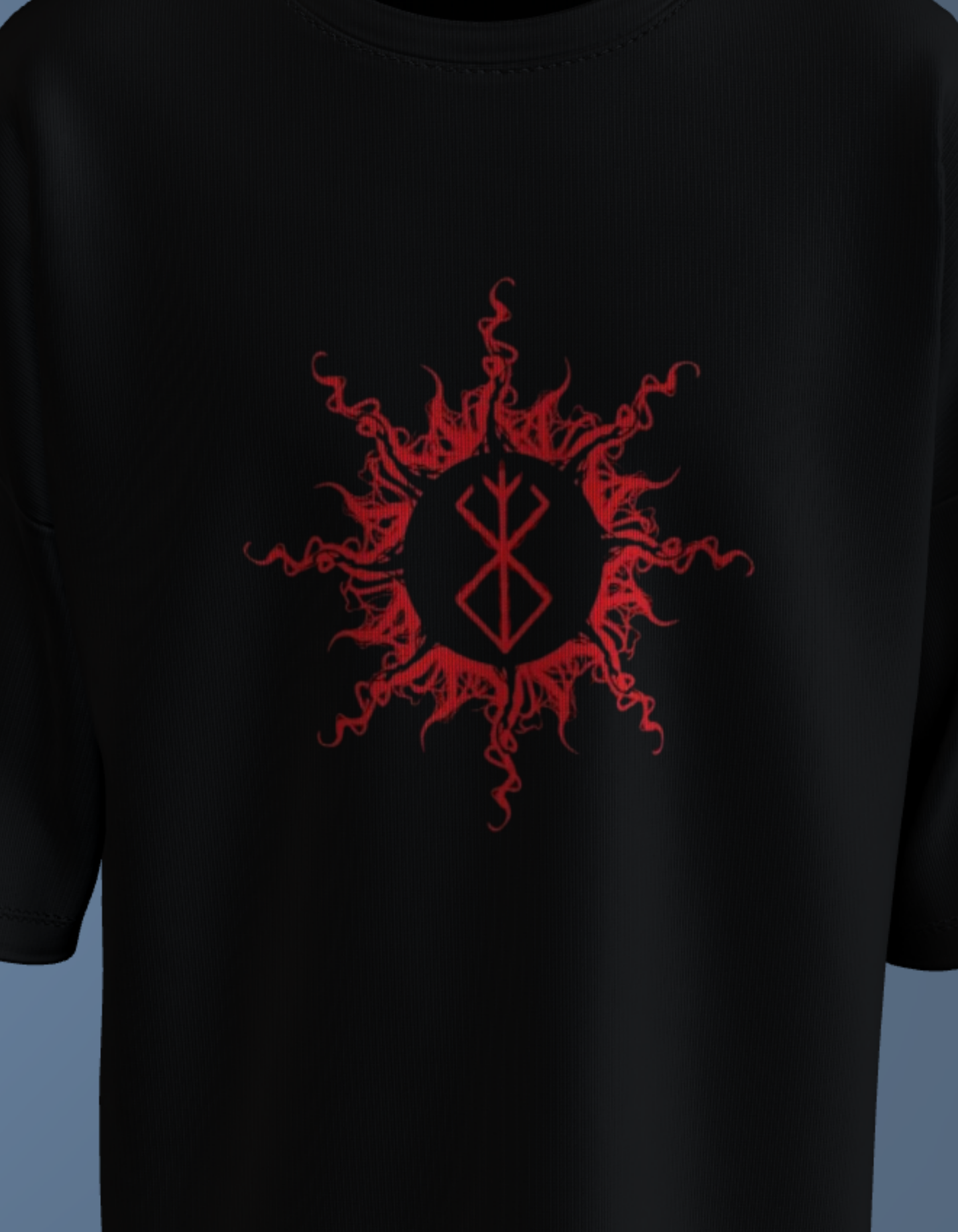 Oversized Anime T-Shirt Level 1: Beserk Blood