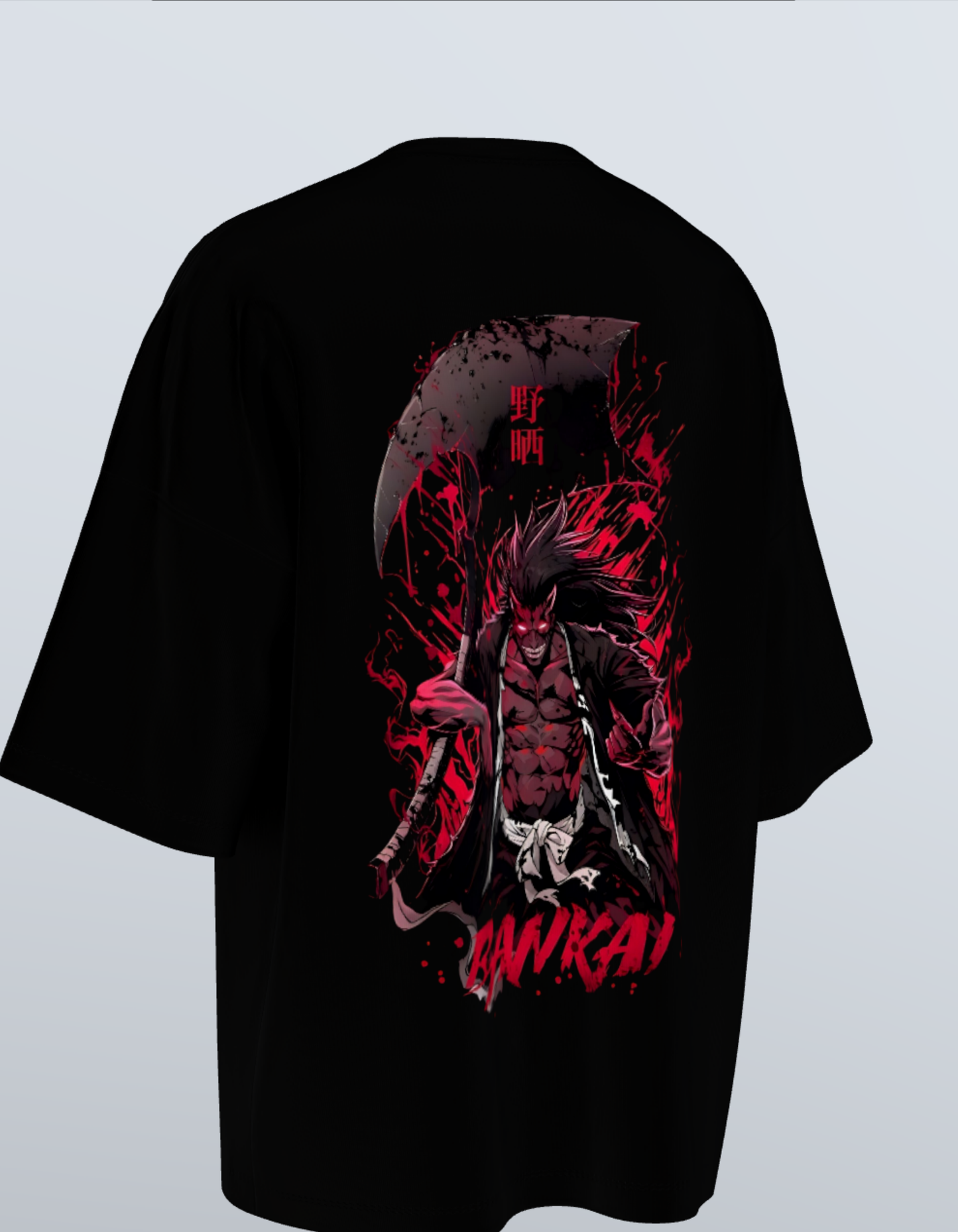 Oversized Anime T-Shirt Level 1 : Kenpachi Bankai