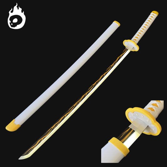 Zenitsu Combo II (LED KATANA, MOUSEPAD, 2 FIGURES)