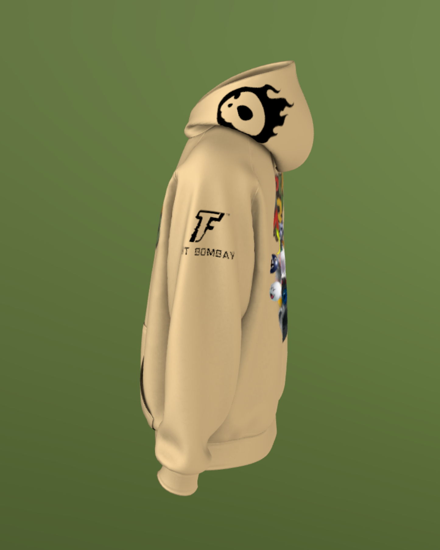 IIT BOMBAY- PREMIUM HOODIE - SUPER MARIO