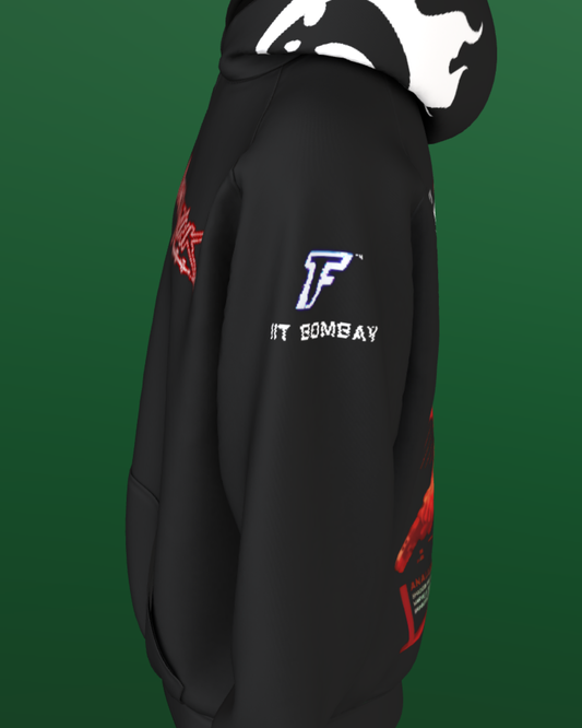 IIT BOMBAY- PREMIUM HOODIE - CYBER RED