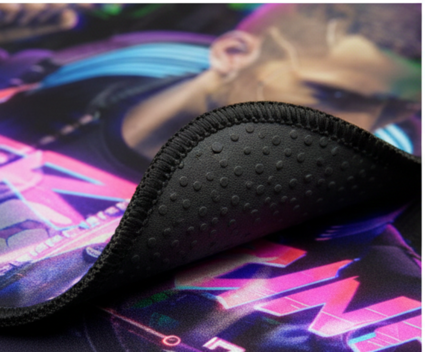 TECHFEST MOUSEPAD - PREMIUM STITCHED - CYBER PURPLE