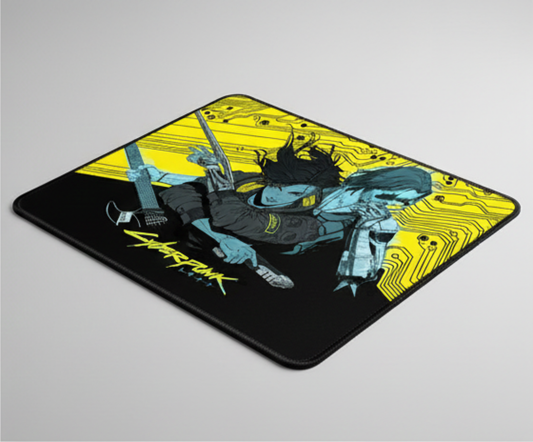 TECHFEST MOUSEPAD - PREMIUM STITCHED - CYBER YELLOW