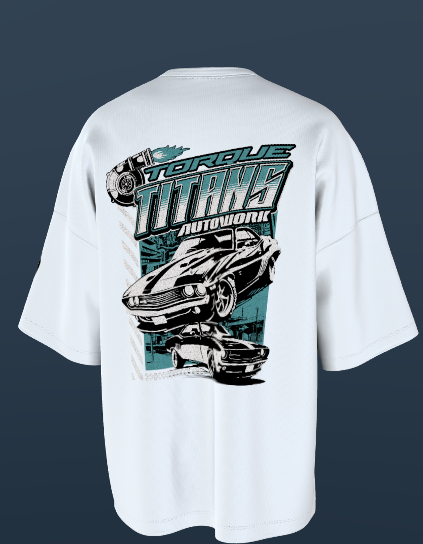 Oversized Premium Cotton T-Shirts - Torque Titans