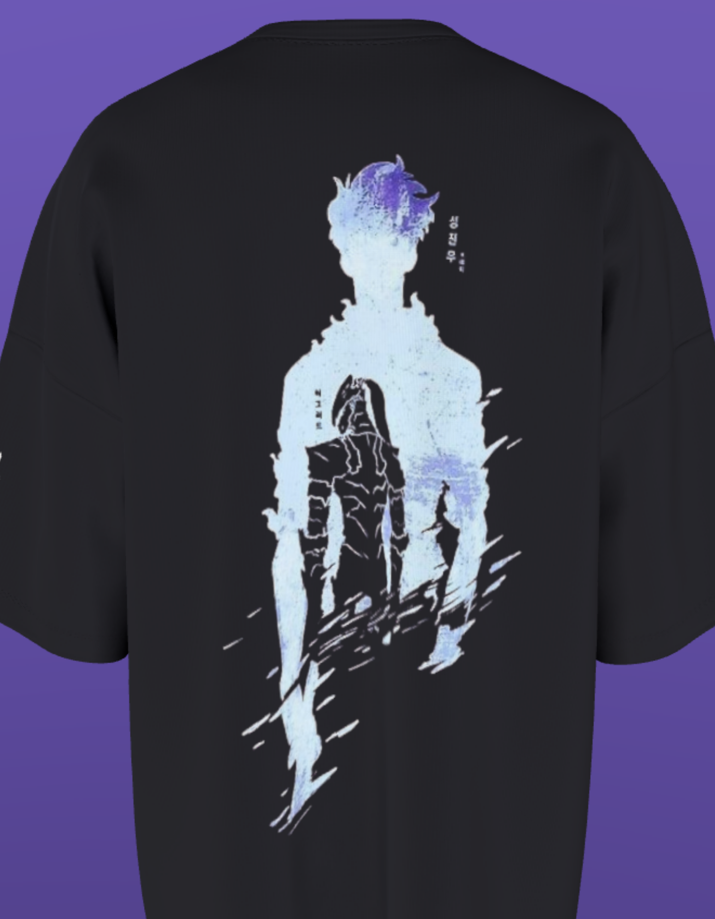 Oversized Anime T-Shirt Level 1: Sung Jinwoo "Shadow Monarch"