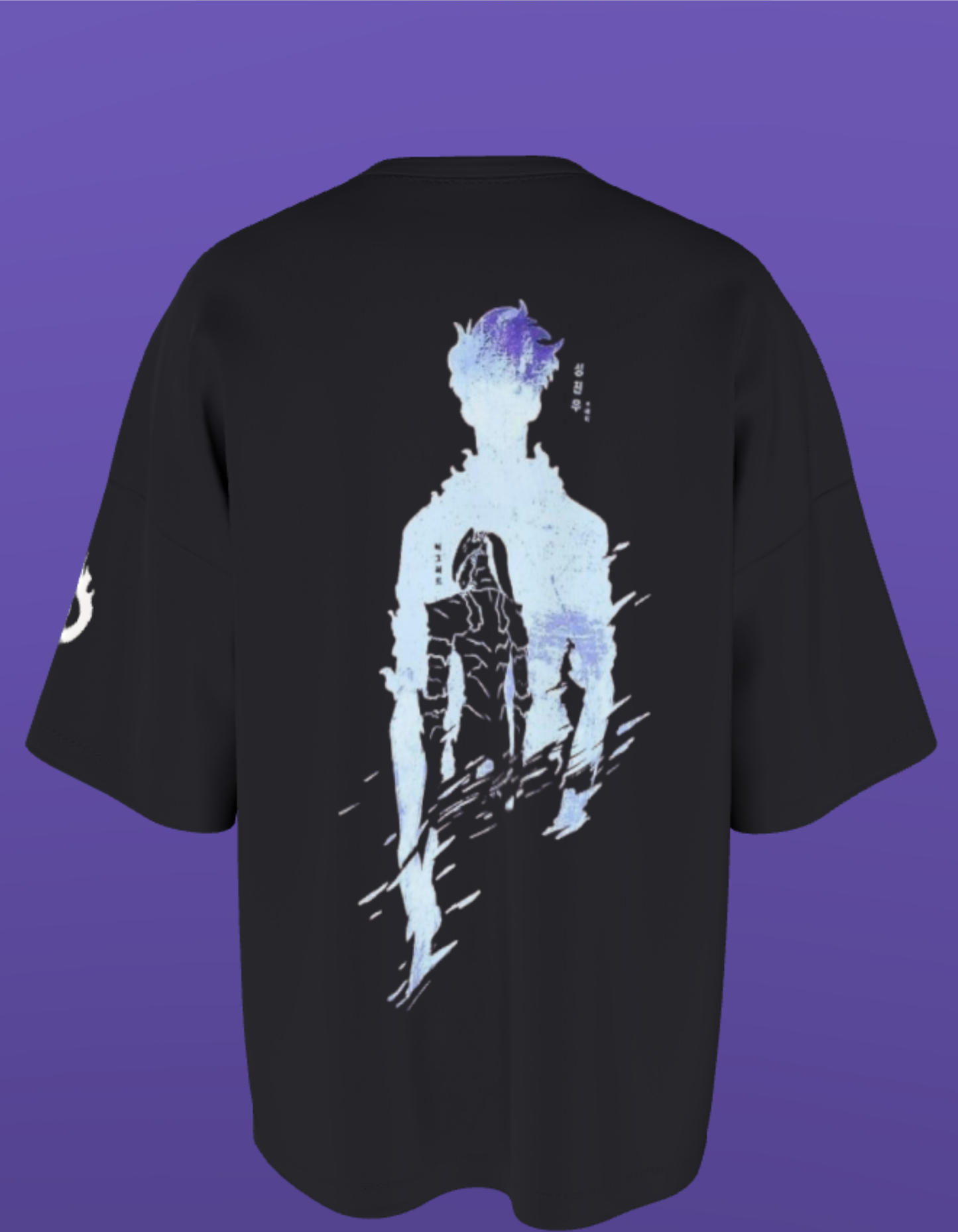 Oversized Anime T-Shirt Level 1: Sung Jinwoo "Shadow Monarch"