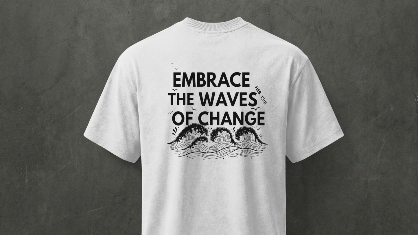 TEDX CRCE - WHITE WAVES- REGULAR FIT 210 GSM T-SHIRT
