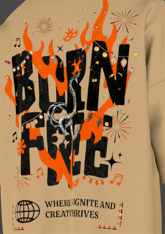 NIT NAGALAND - EKARIKTHIN - THE BURN - PREMIUM 240 GSM OZ T-SHIRT
