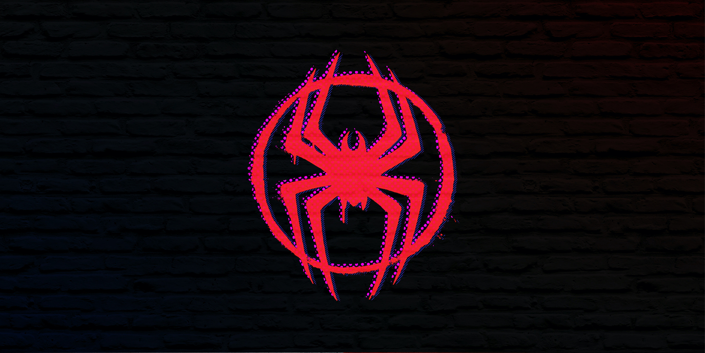 Extra Large Mouse Pad - Spider-Man Glitch