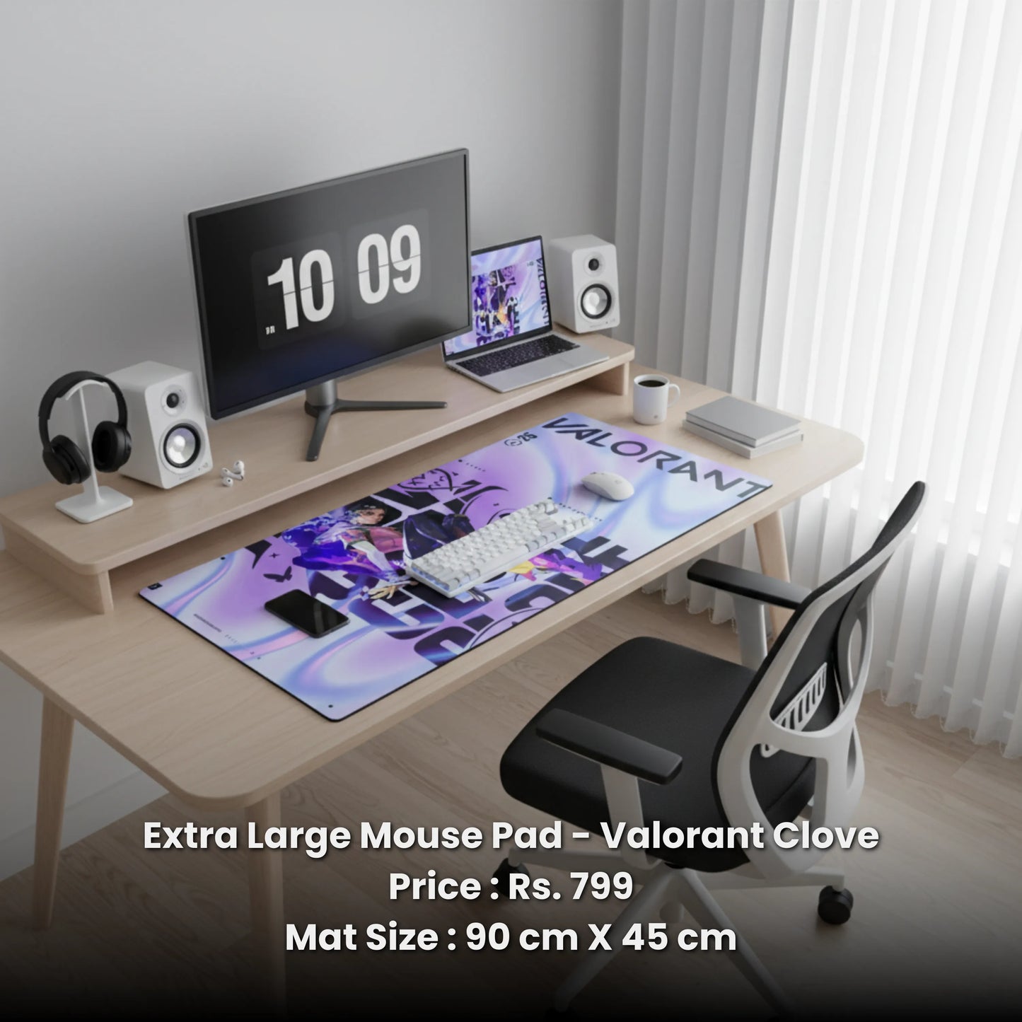Valorant Clove Extra Large Mouse Pad