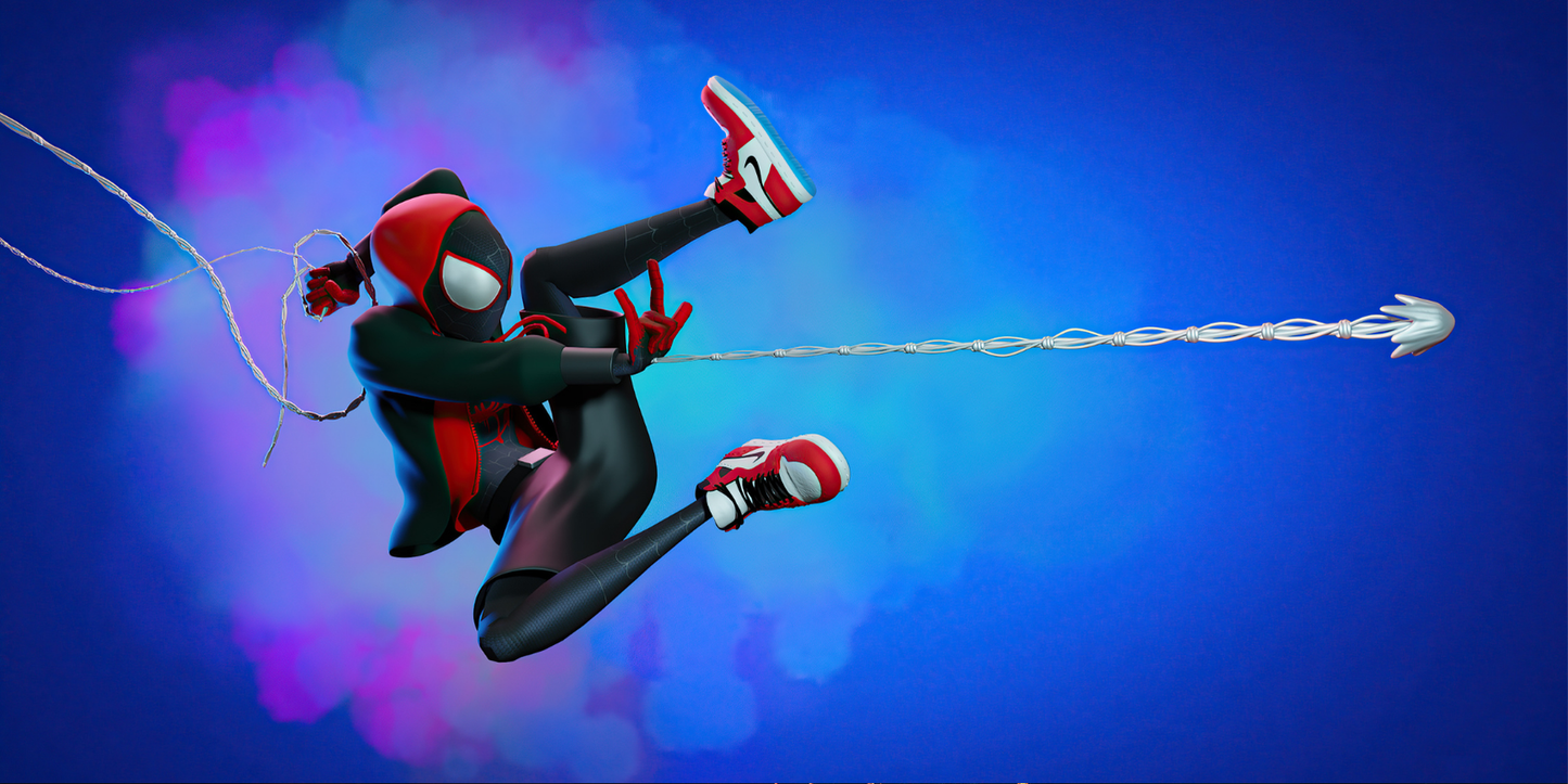 Extra Large Mouse Pad -Miles Morales Air Jordan