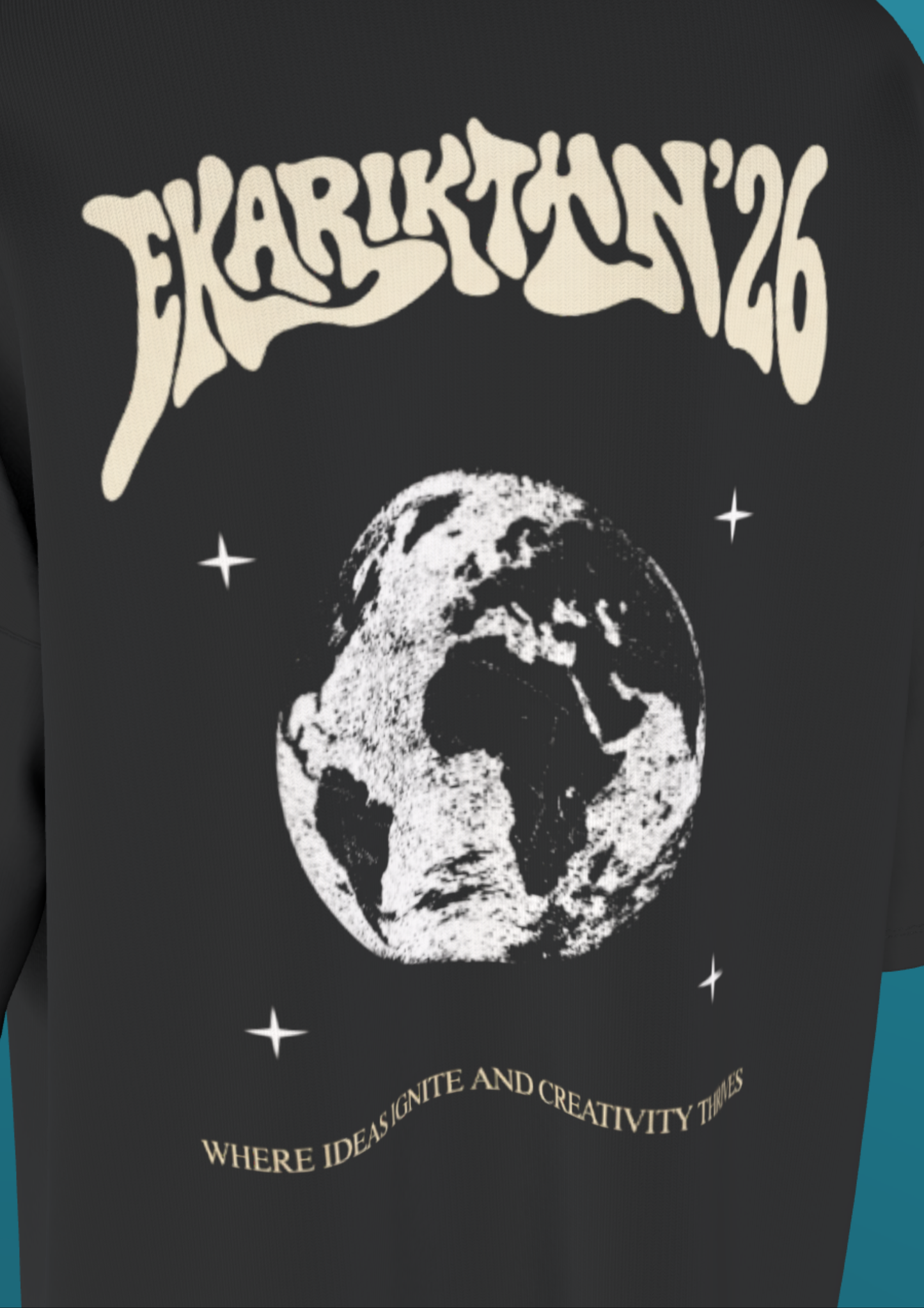 NIT NAGALAND - EKARIKTHIN - THE GLOBE - PREMIUM 220 GSM OZ T-SHIRT