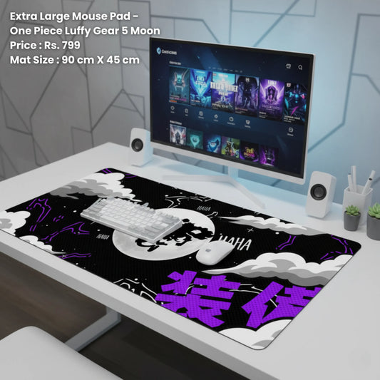 One Piece Luffy Gear 5 Moon - Extra Large Mouse Pad