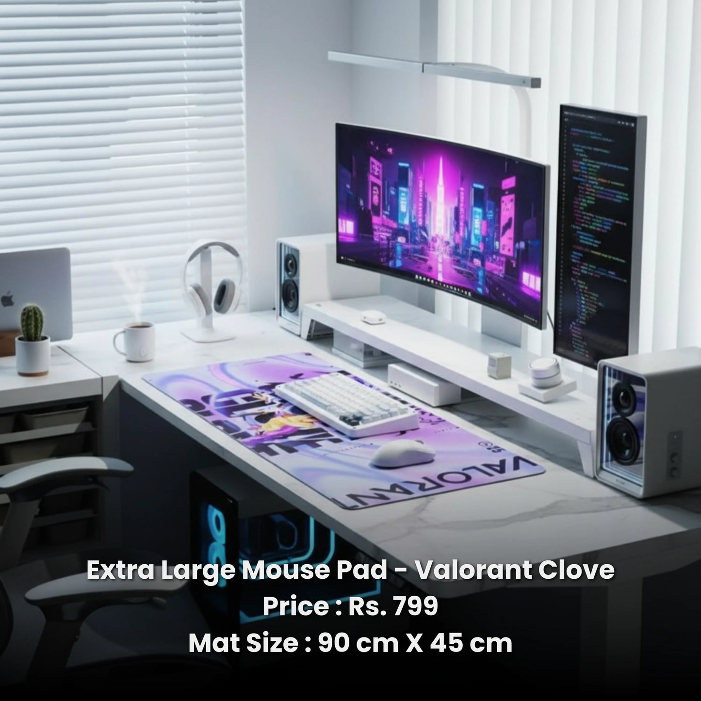 Valorant Clove Extra Large Mouse Pad