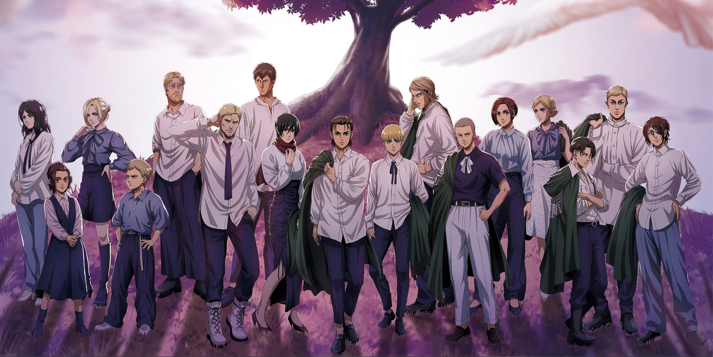 Extra Large Mouse Pad - Attack on Titan Cast
