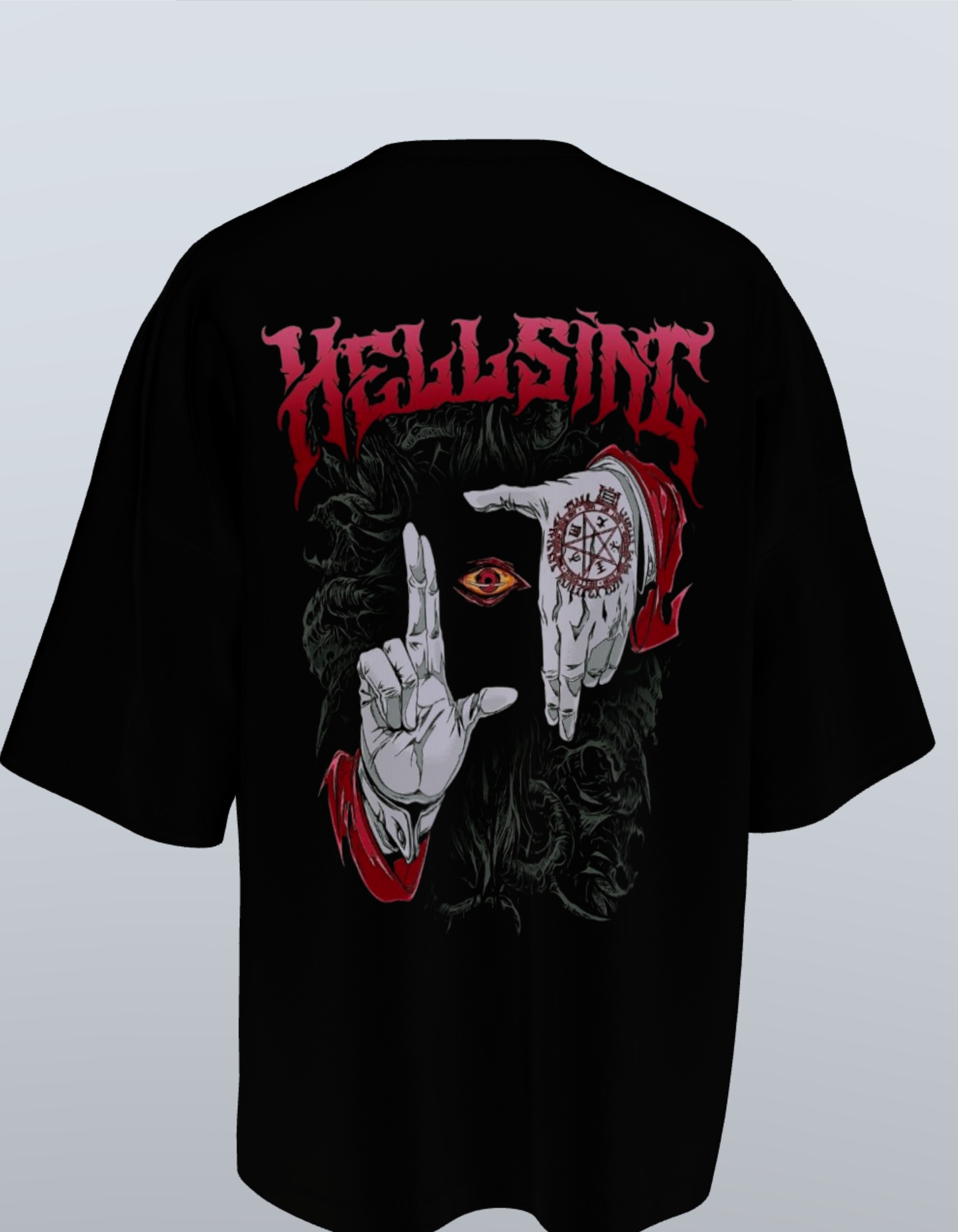 Oversized Anime T-Shirt Level 1: Hellsing "Alucard"