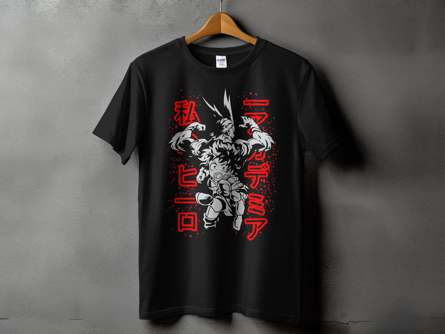 Classic Anime Series T-Shirts - My Hero Academia - Deku X All might