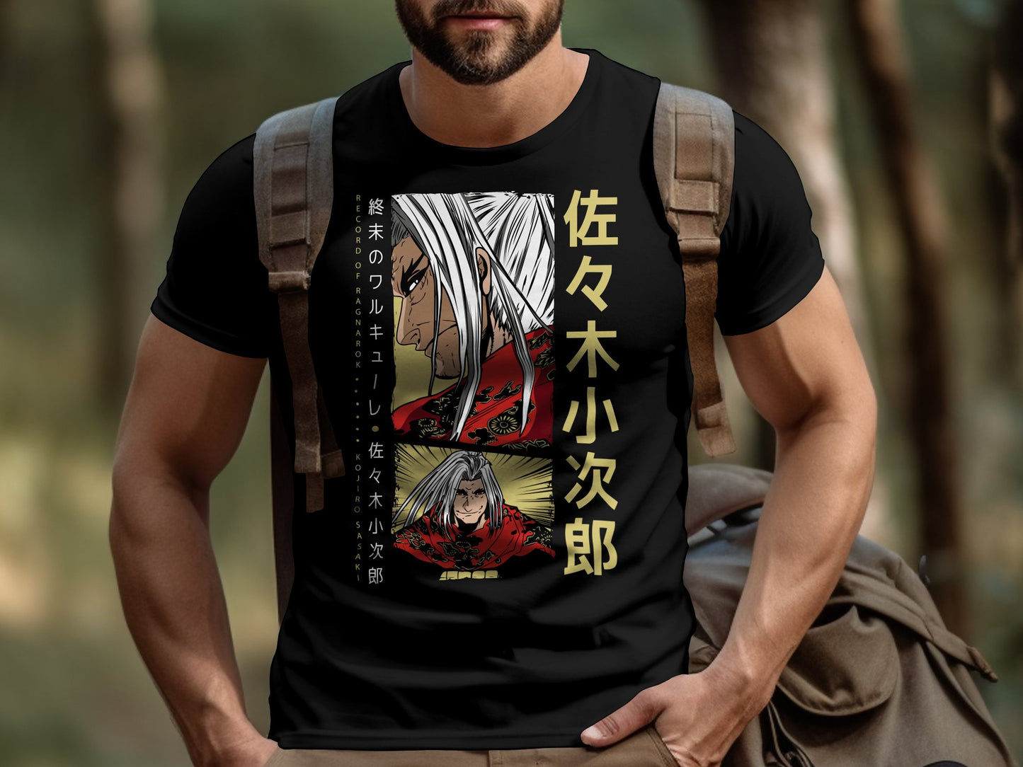 Classic Anime Series T-Shirts - Record of Ragnarok - Kojiro Sasaki, The Swordsman