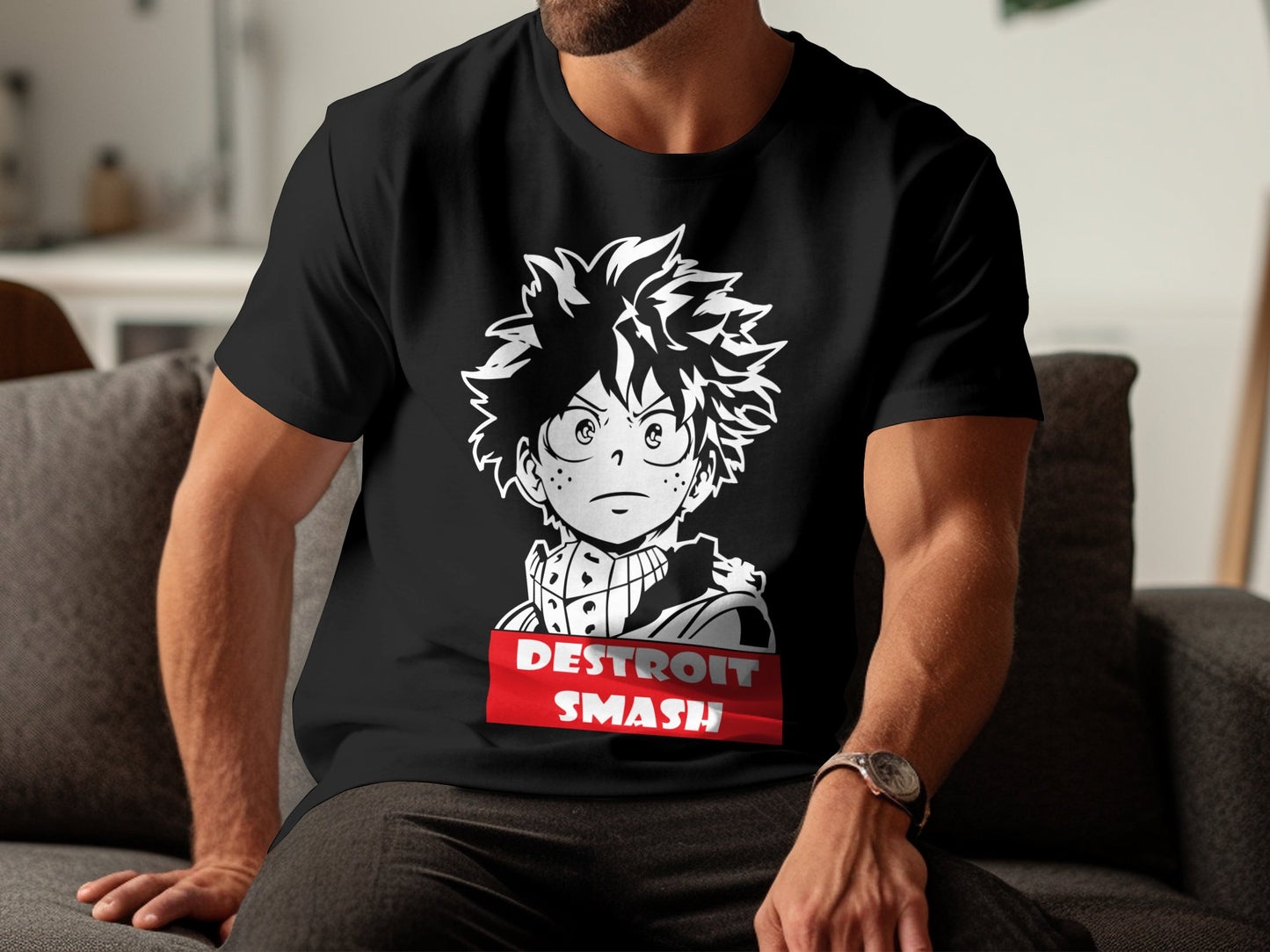Classic Anime Series T-Shirts - My Hero Academia - Detroit Smash