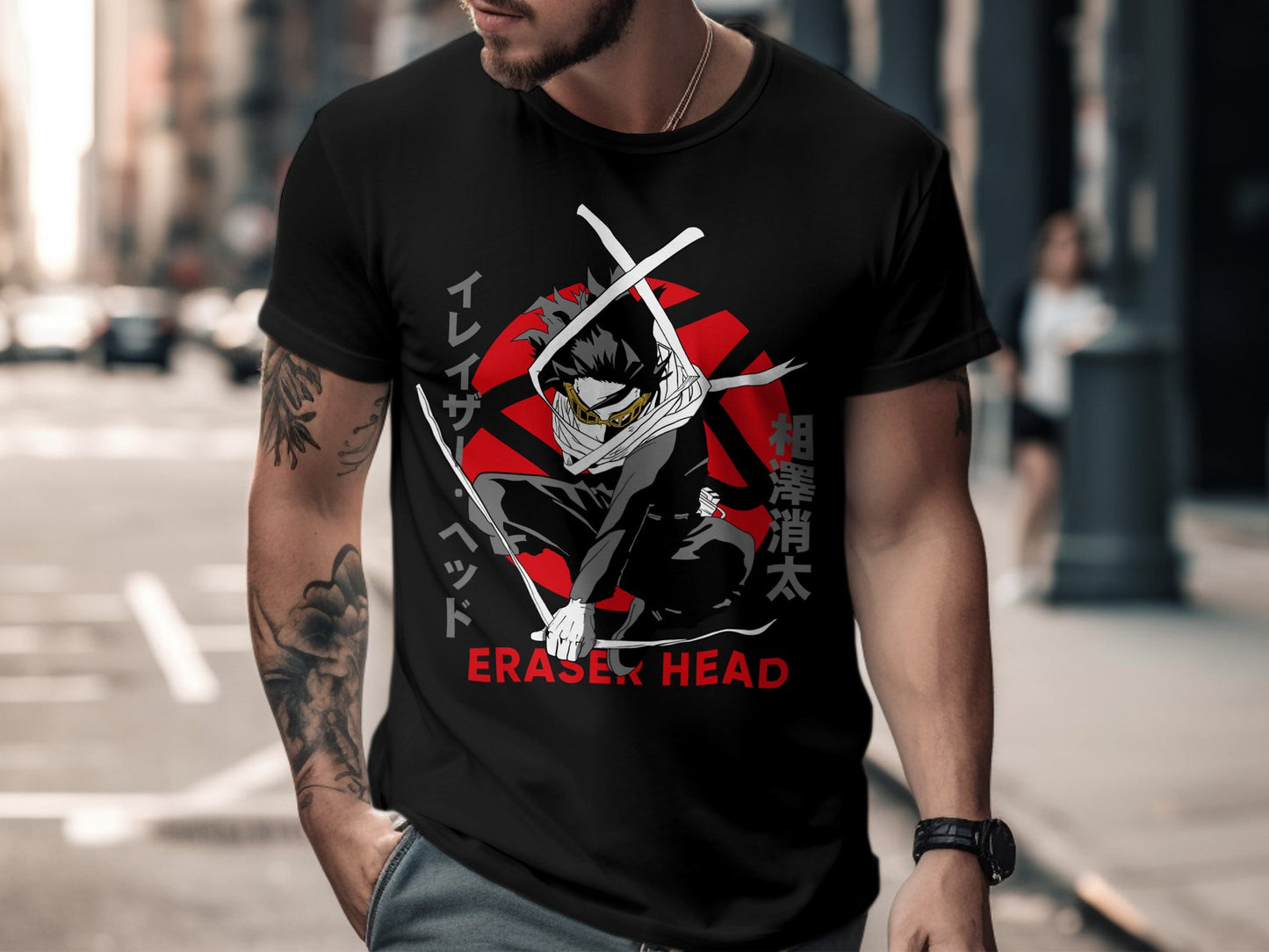 Classic Anime Series T-Shirts - My Hero Academia - Eraser Head