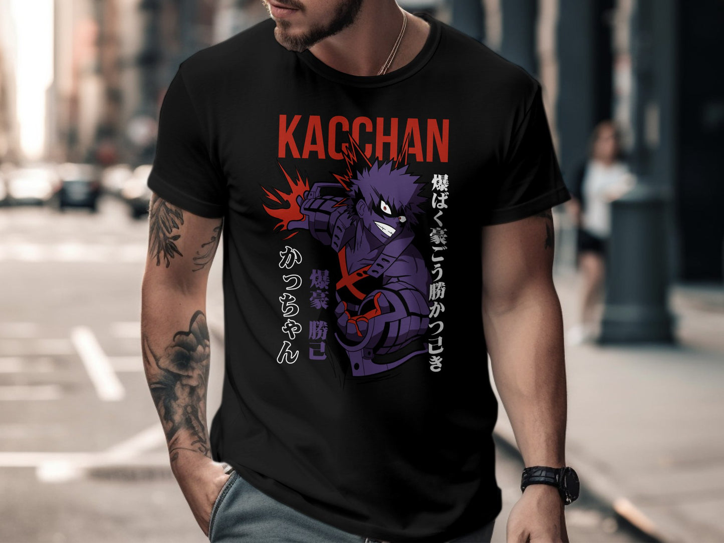 Classic Anime Series T-Shirts - My Hero Academia - Kacchan