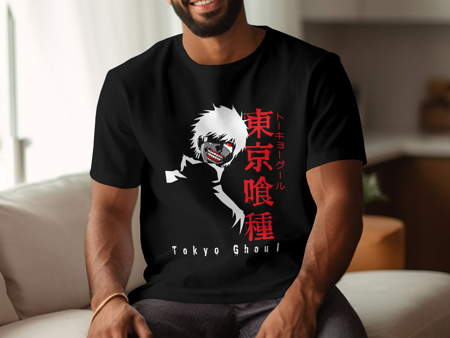 Classic Anime Series T-Shirts - Tokyo Ghoul - Ken Kaneki