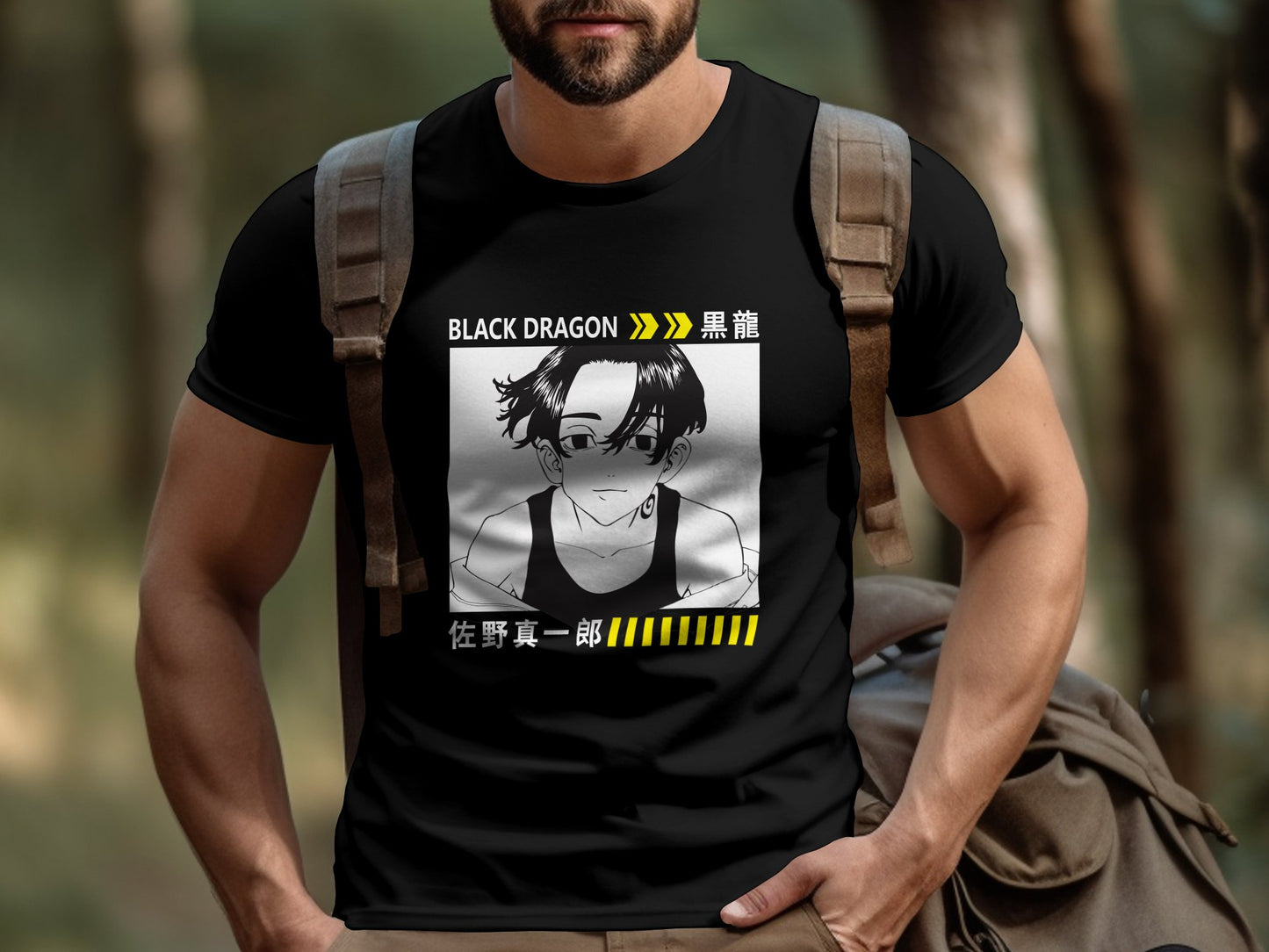 Classic Anime Series T-Shirts - Tokyo Revengers - Black Dragon