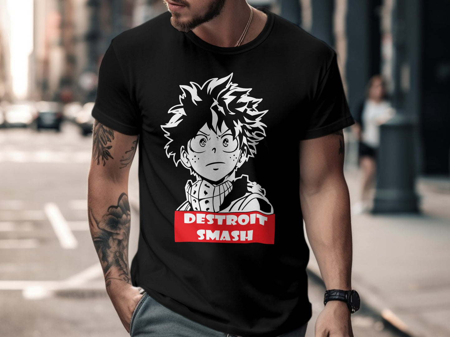 Classic Anime Series T-Shirts - My Hero Academia - Detroit Smash
