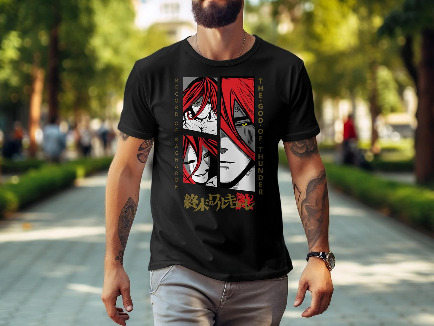 Classic Anime Series T-Shirts - Record of Ragnarok - Thor
