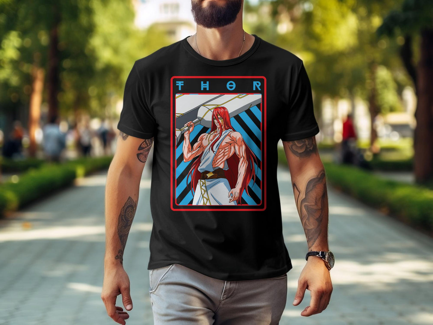 Classic Anime Series T-Shirts - Record of Ragnarok - Thor