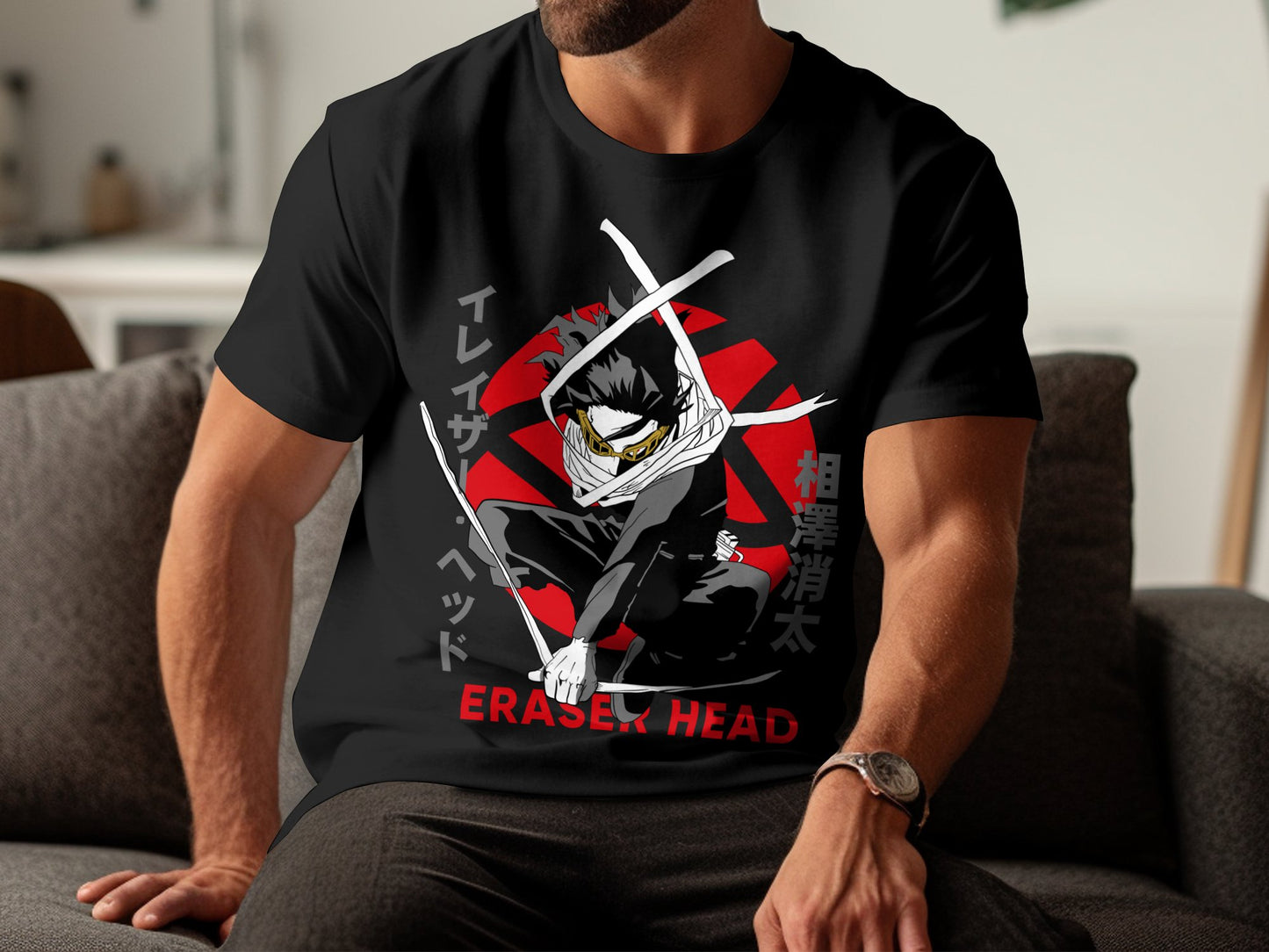 Classic Anime Series T-Shirts - My Hero Academia - Eraser Head