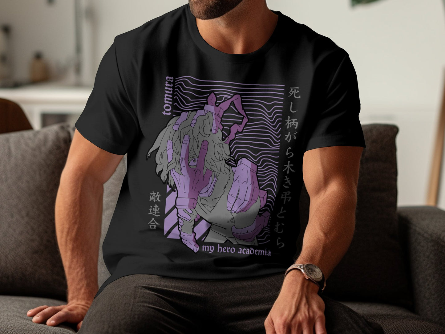 Classic Anime Series T-Shirts - My Hero Academia - Tomura