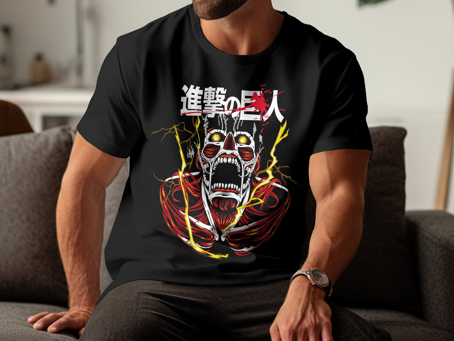 Classic Anime Series T-Shirts - Attack on Titans - The Colossal Titan