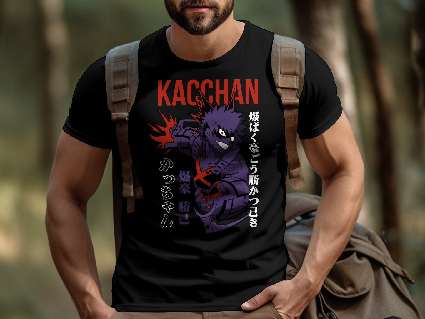 Classic Anime Series T-Shirts - My Hero Academia - Kacchan