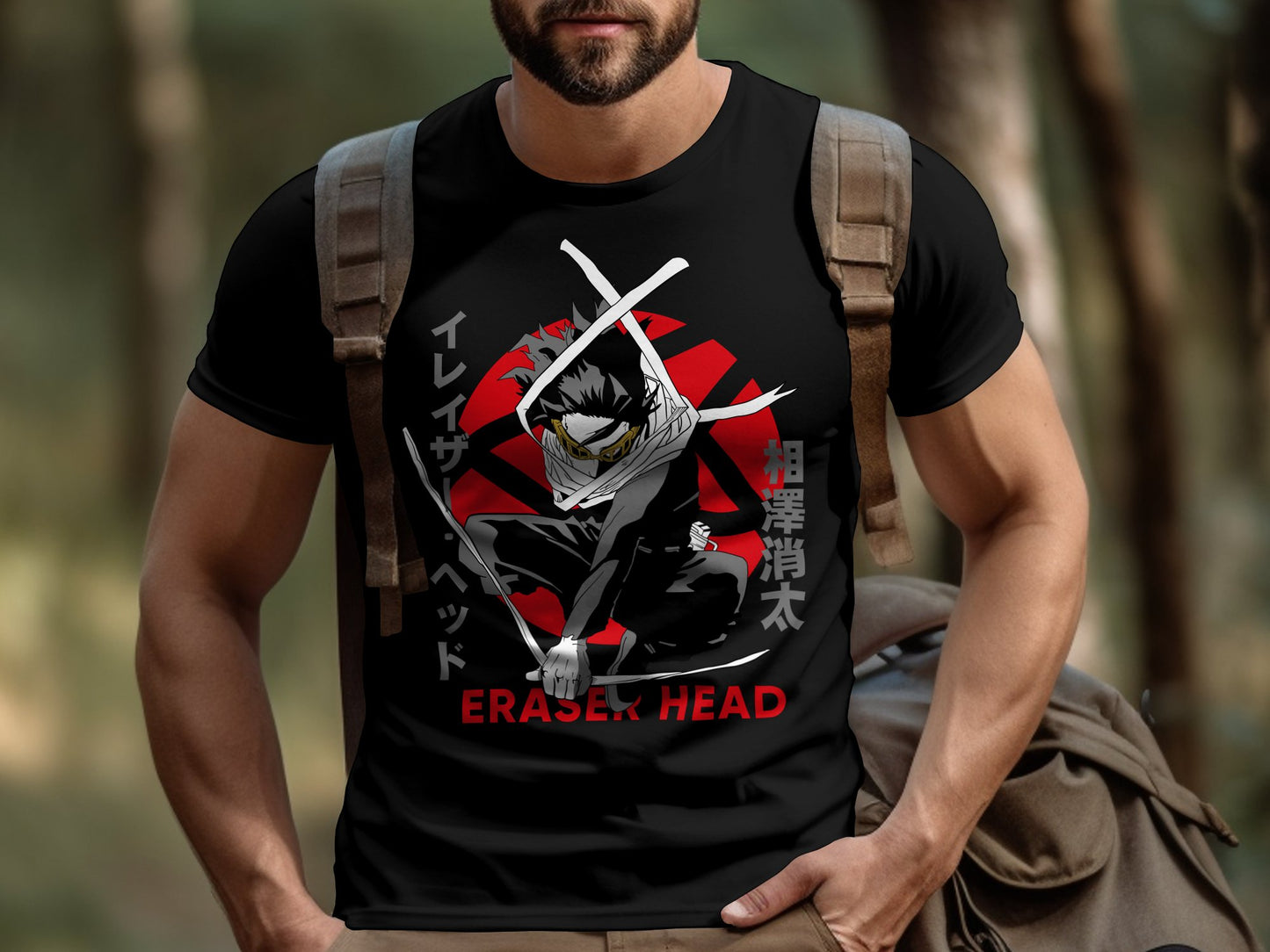 Classic Anime Series T-Shirts - My Hero Academia - Eraser Head