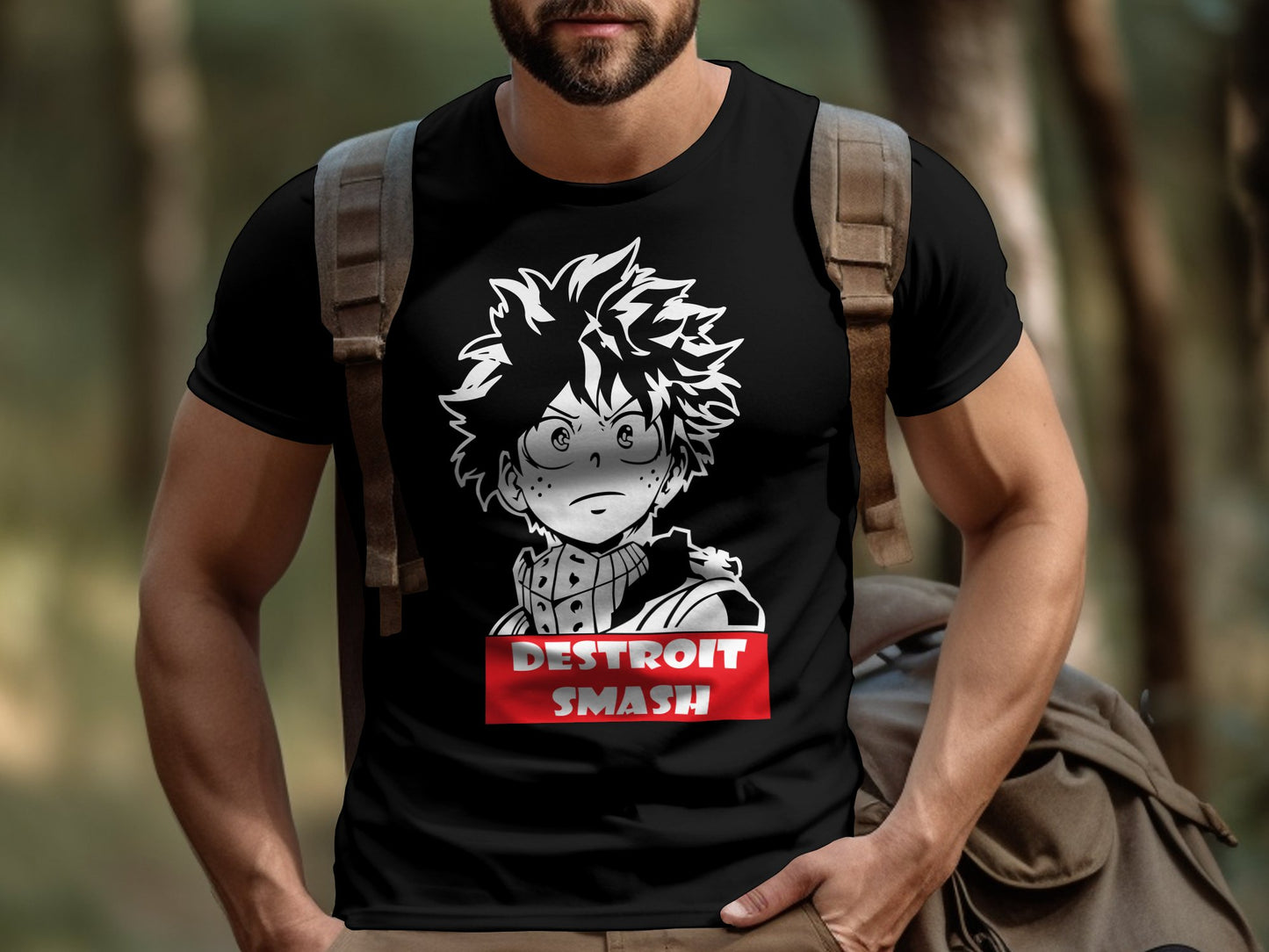 Classic Anime Series T-Shirts - My Hero Academia - Detroit Smash