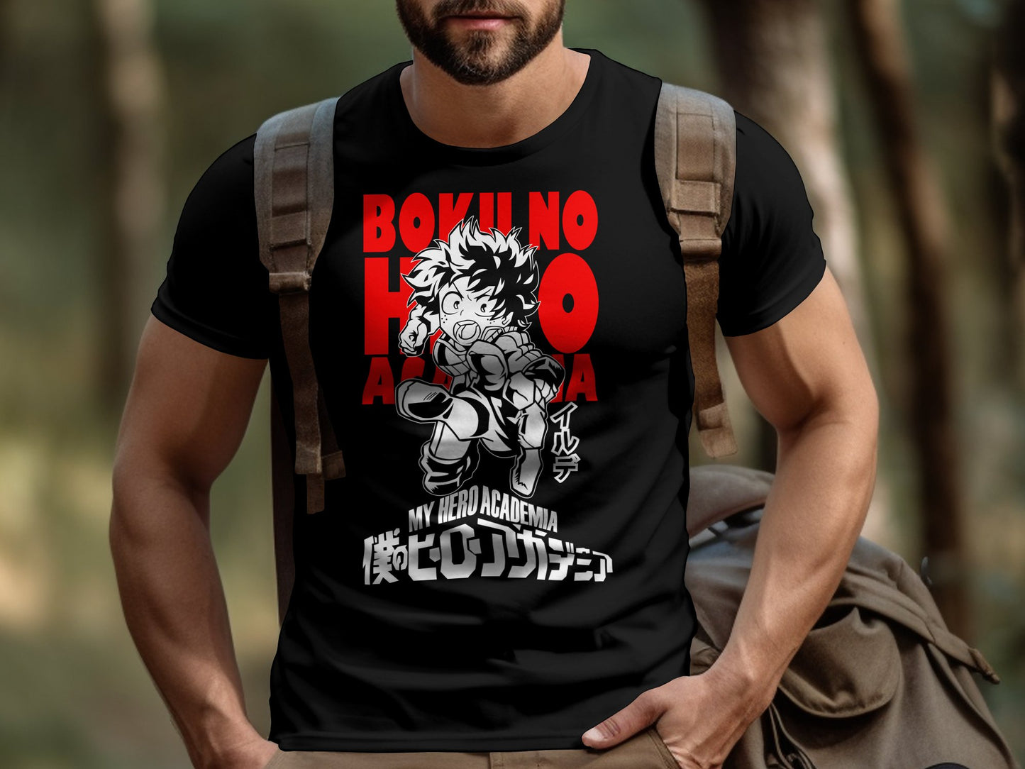 Classic Anime Series T-Shirts - My Hero Academia - Deku