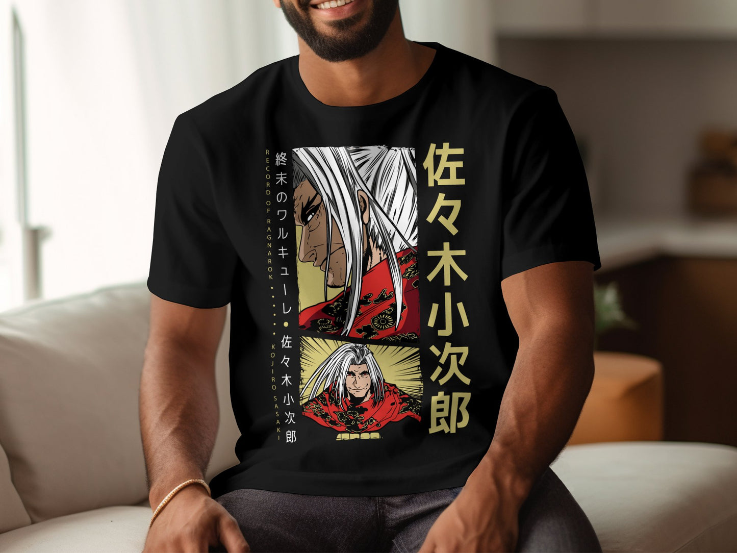 Classic Anime Series T-Shirts - Record of Ragnarok - Kojiro Sasaki, The Swordsman