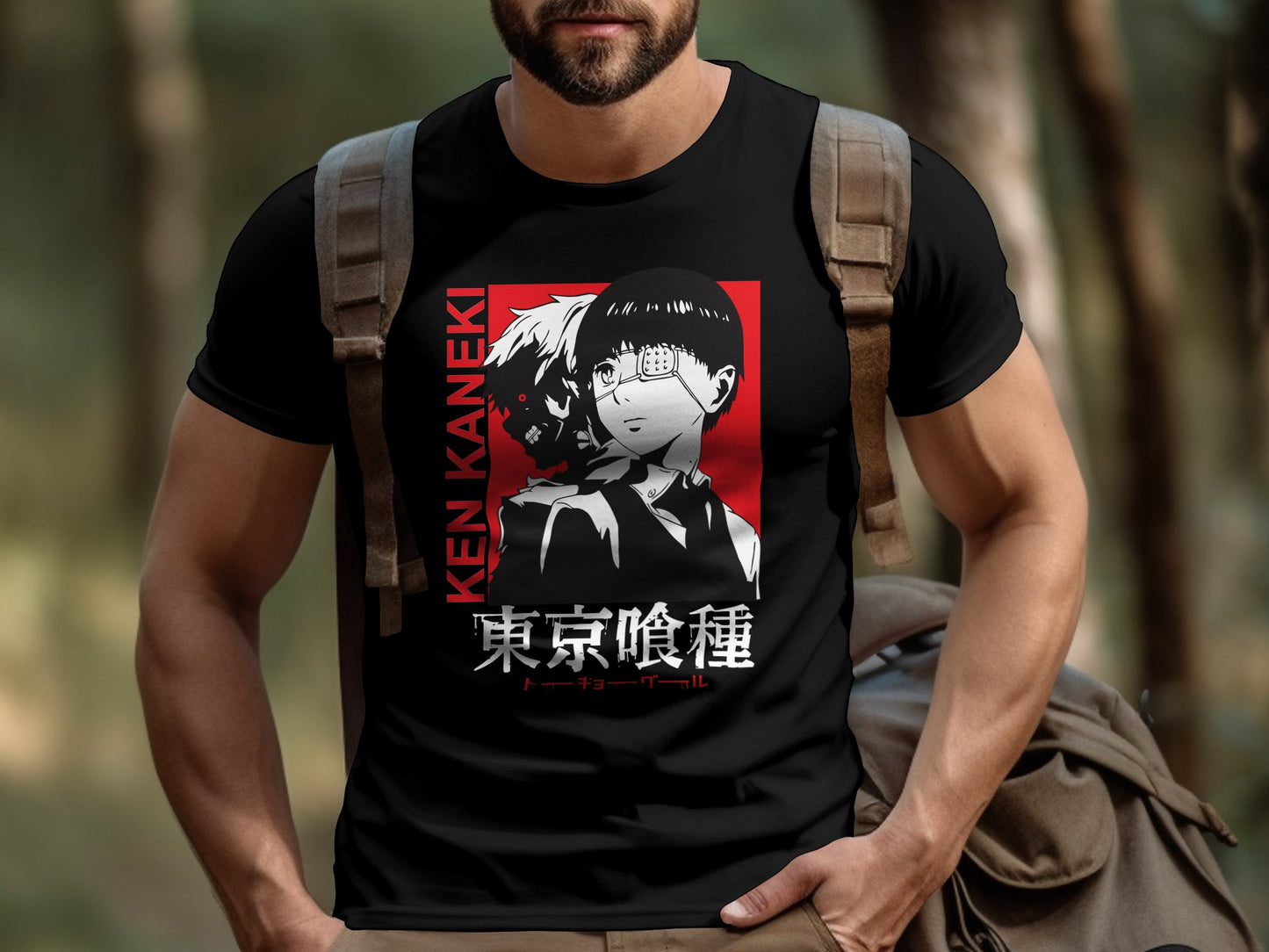 Classic Anime Series T-Shirts - Tokyo Ghoul - Ken Kaneki