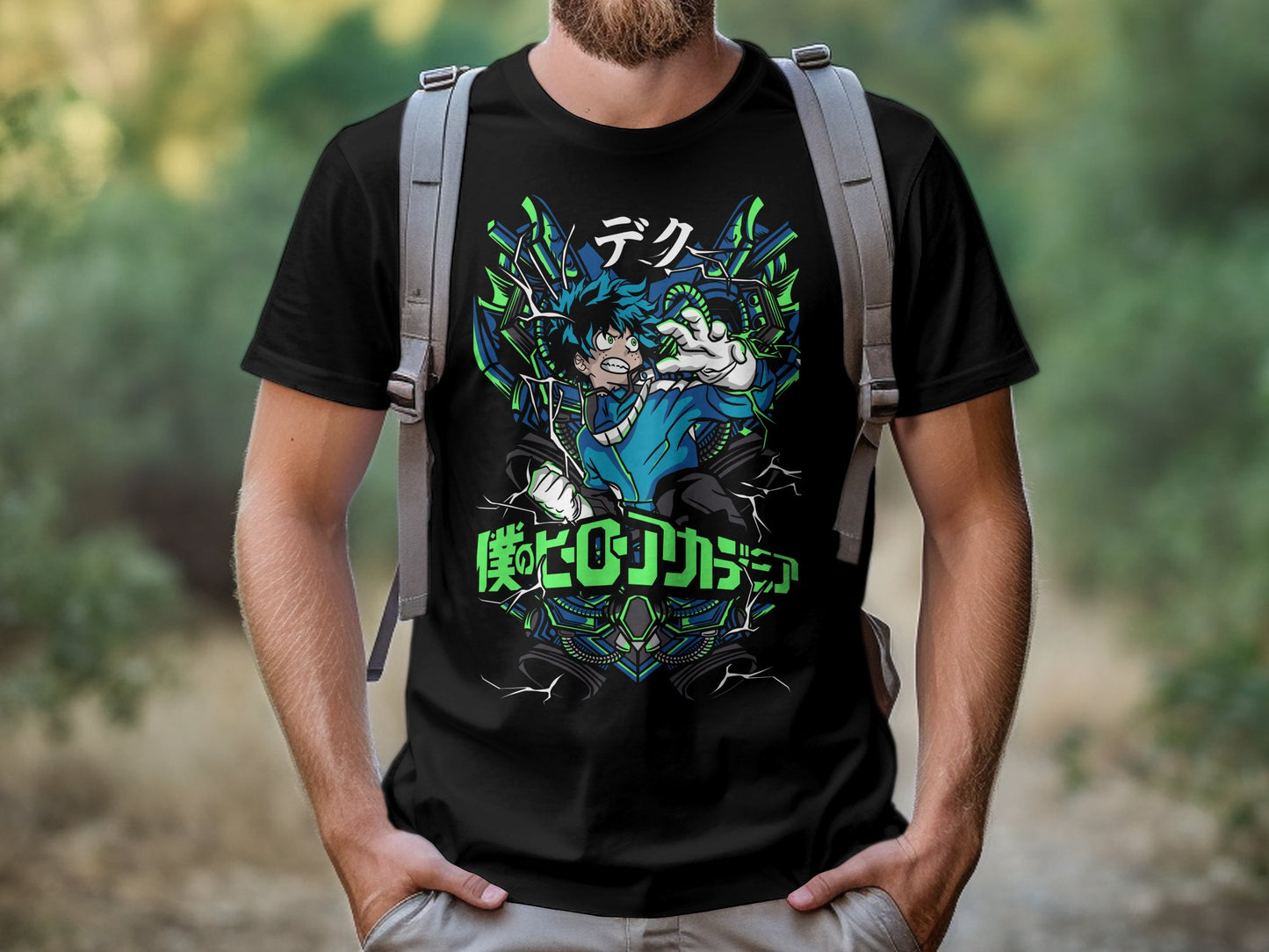 Classic Anime Series T-Shirts - My Hero Academia - Deku