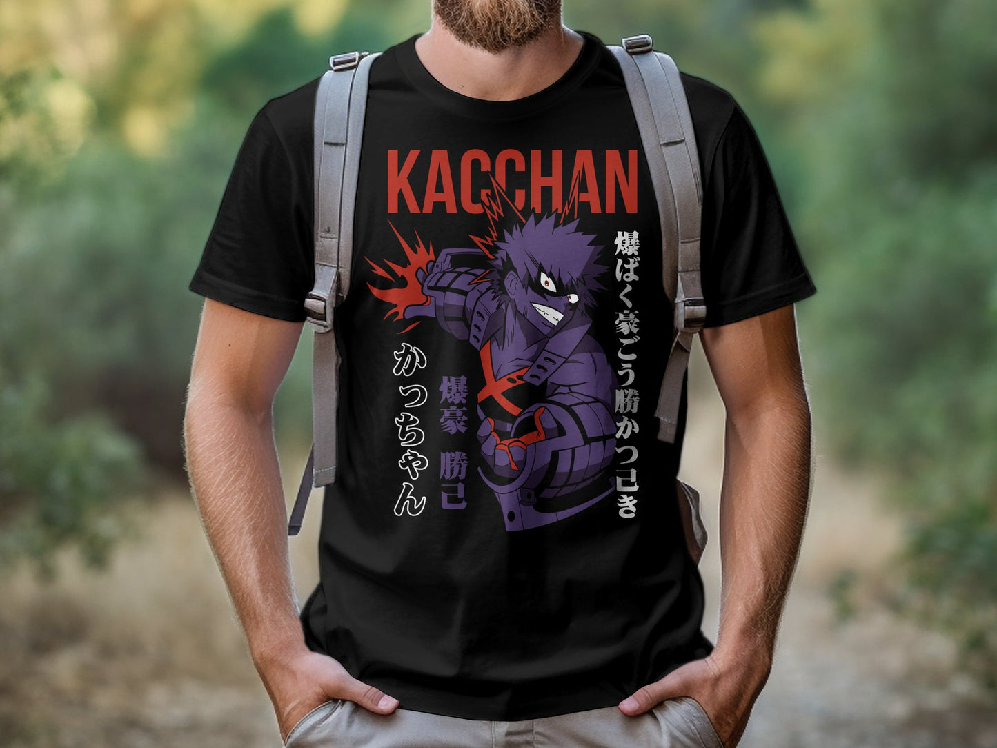 Classic Anime Series T-Shirts - My Hero Academia - Kacchan