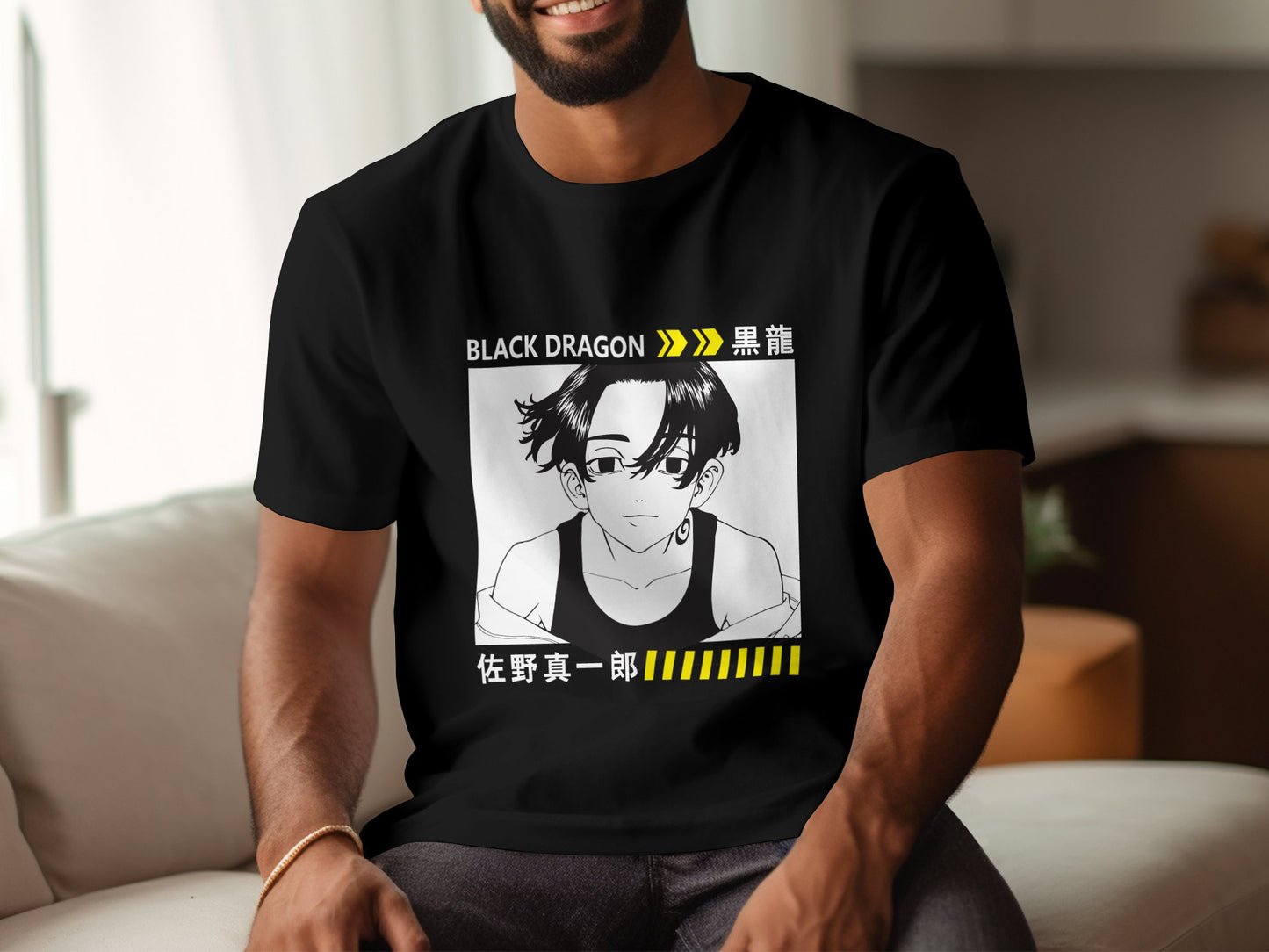Classic Anime Series T-Shirts - Tokyo Revengers - Black Dragon
