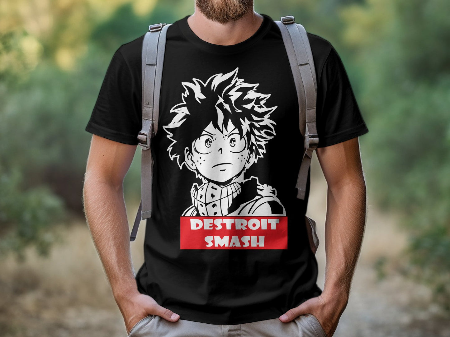 Classic Anime Series T-Shirts - My Hero Academia - Detroit Smash