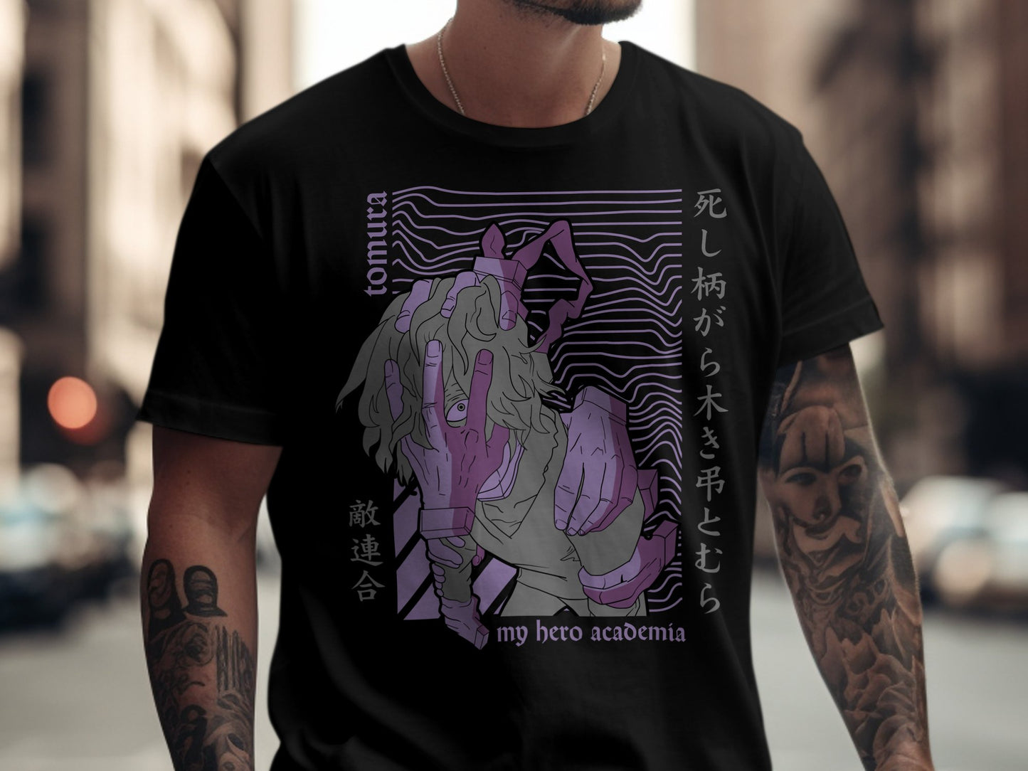 Classic Anime Series T-Shirts - My Hero Academia - Tomura