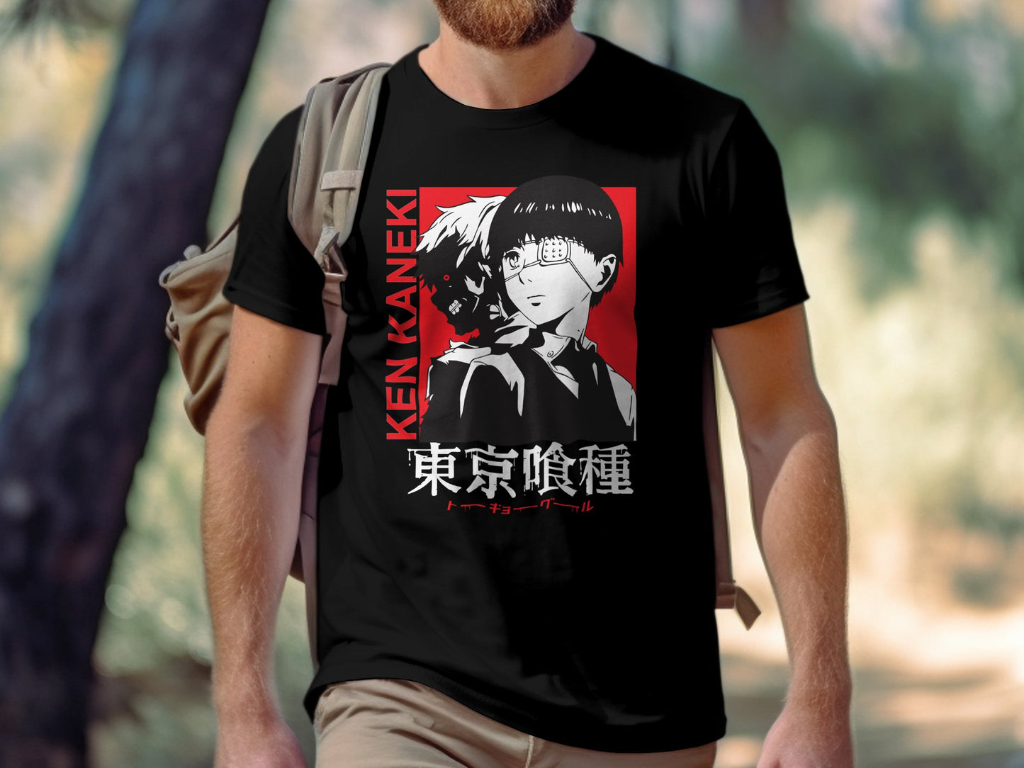 Classic Anime Series T-Shirts - Tokyo Ghoul - Ken Kaneki