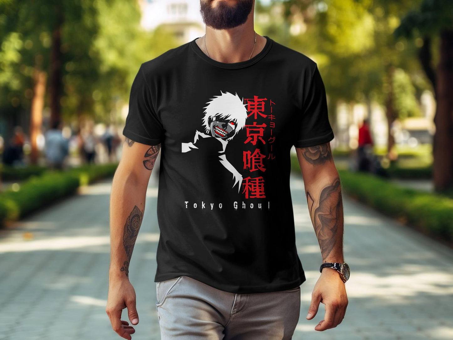 Classic Anime Series T-Shirts - Tokyo Ghoul - Ken Kaneki